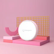 QT 15W Pad de Charge Sans Fil (Rose Pêche)