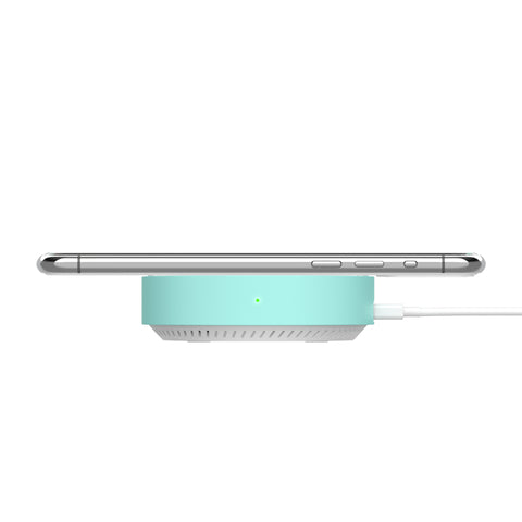 QT 15W Wireless Charging Pad (Cool Mint)