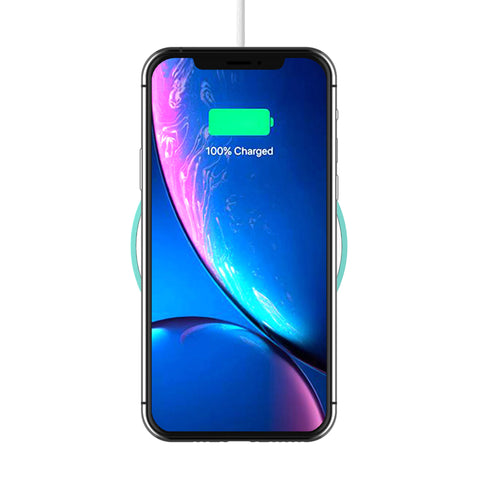 QT 15W Pad de Charge Sans Fil (Menthe Fraîche)