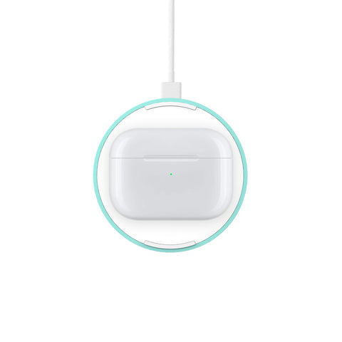 QT 15W Wireless Charging Pad (Cool Mint)