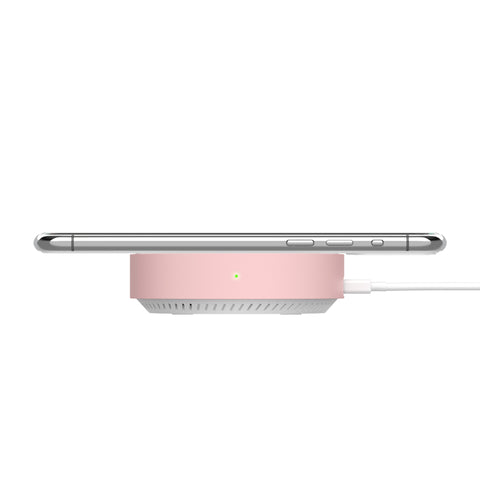 QT 15W Wireless Charging Pad (Peach Pink)