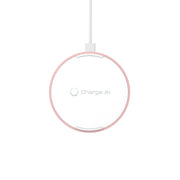 QT 15W Pad de Charge Sans Fil (Rose Pêche)