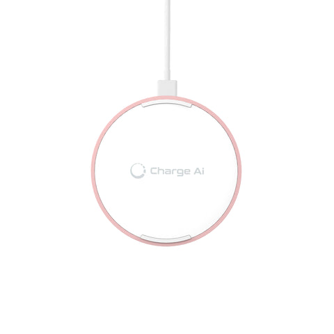 QT 15W Wireless Charging Pad (Peach Pink)