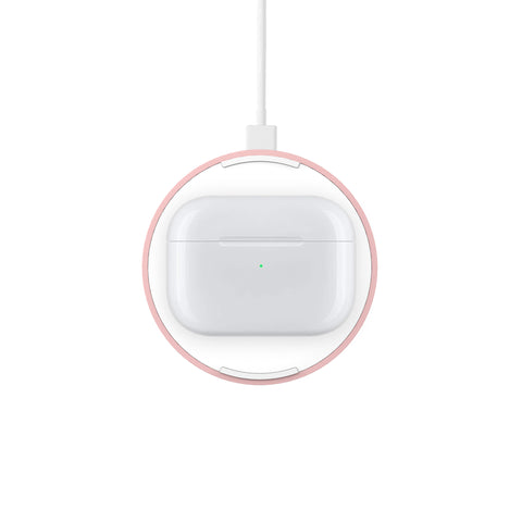 QT 15W Wireless Charging Pad (Peach Pink)